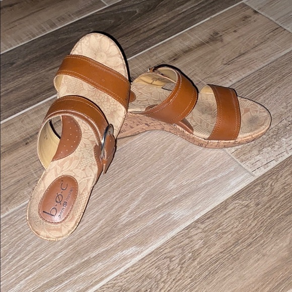 Super Cute b.o.c. Slip on cork mule sandal! Sz9 - Picture 3 of 9